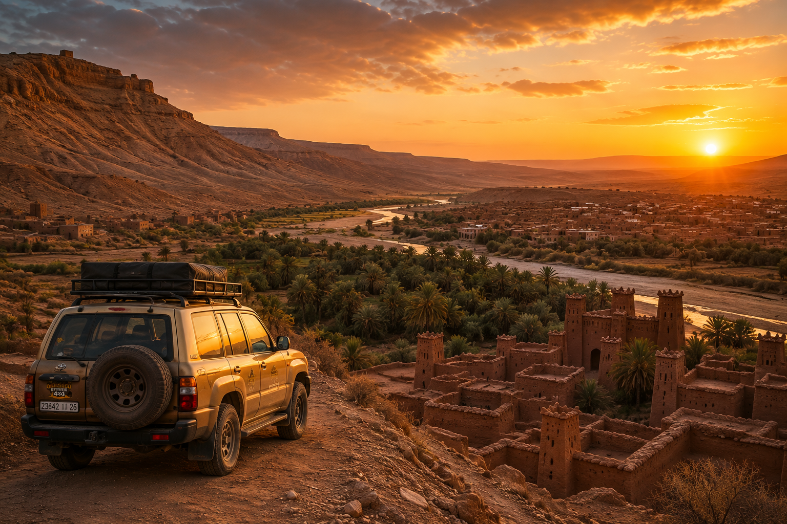 Marrakech – Agdz – Merzouga – Dadès – Marrakech